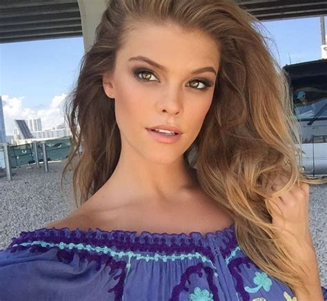 She is hardly the shy and retiring type. But Sports Illustrated model Nina Agdal, 23, has gone a step further, this week - by showing off her bare chest in a raunchy photograph uploaded to Instagram.